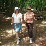 Ирина провела мастер класс по скандинавской ходьбе в Болгарии!