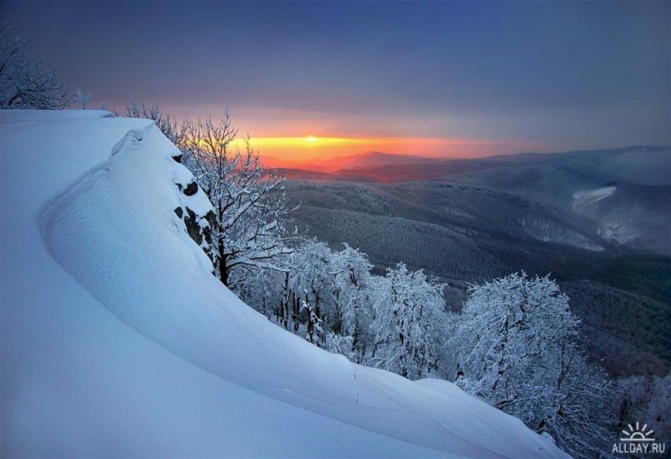 красивые-картинки-зима-Природа-закат-781547