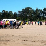 Смотрим результаты наших традиционных весенних соревнований по скандинавской ходьбе «Песчаная Гонка — 2015»