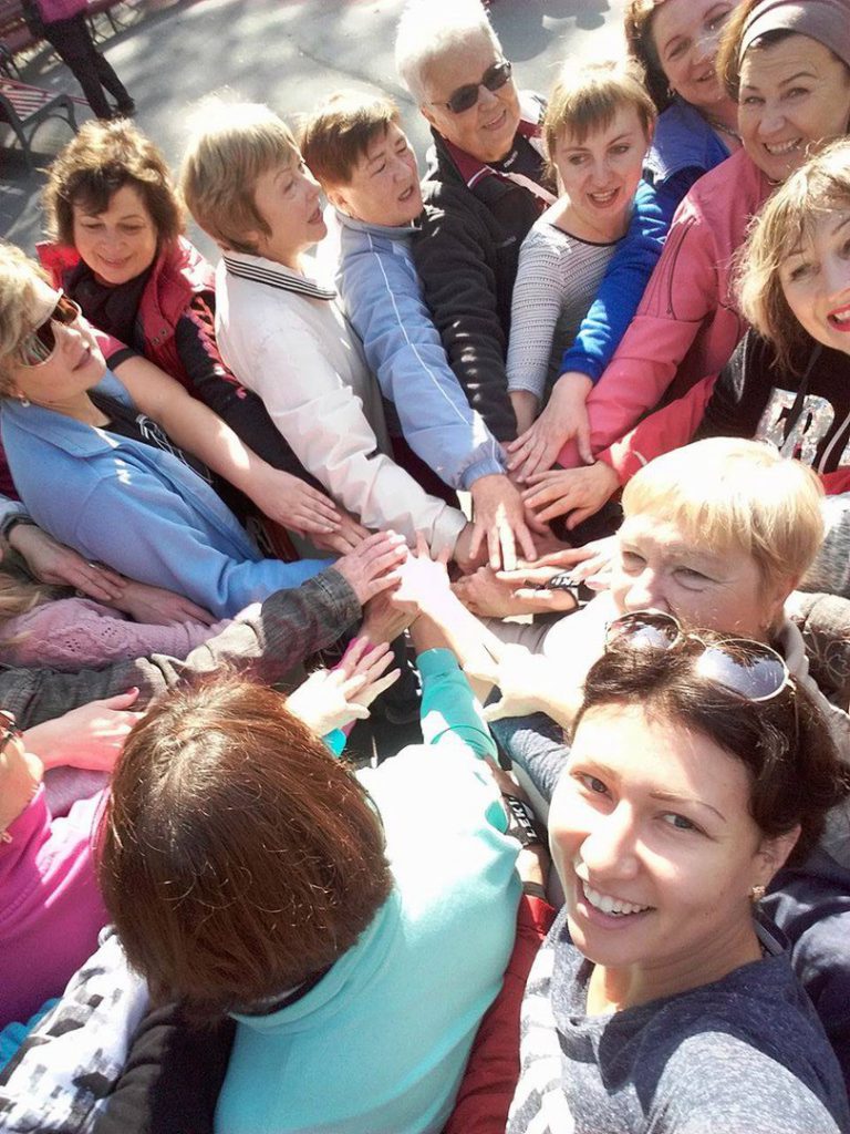 Клуб скандинавской ходьбы "Lets Go" - первый клуб ONWF на Украине