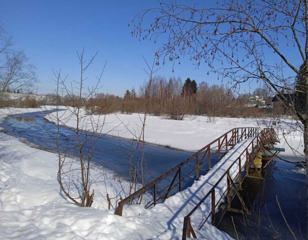 20 марта поход в стиле nordic walking Карташевская-Суйда, 13 км.